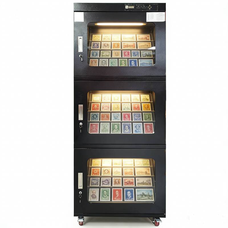 邮票受潮发霉、背胶发黄怎么办？云博士防潮柜提供终极防护方案。